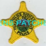 ILLINOIS,A,COOK COUNTY FOREST PRESERVE POLICE BADGE PATCH 1